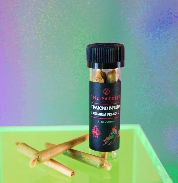 Photograph of product: THE PAIRIST | ORANGE CREAMSICLE-DIAMOND INFUSED PREROLLS 3PK-1.5G