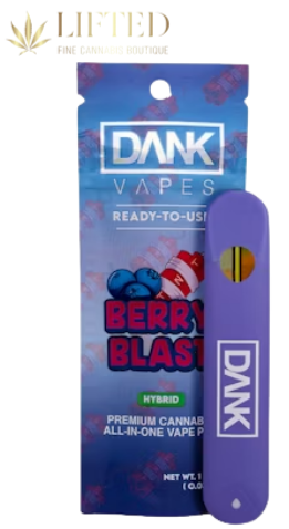 Photograph of product: DANK DISPO-BERRY BLAST