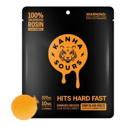 Photograph of product: Sour Island Breeze | Rosin | 10pk | 100mg