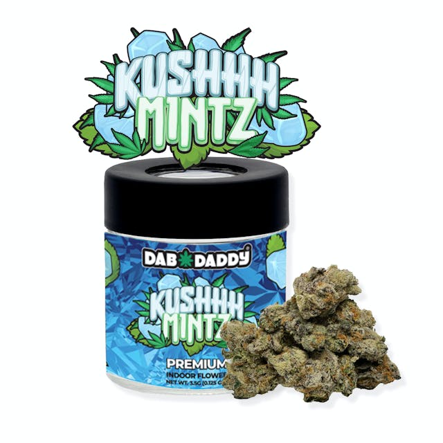 Photograph of product: Kushhh Mintz | 3.5G Flower