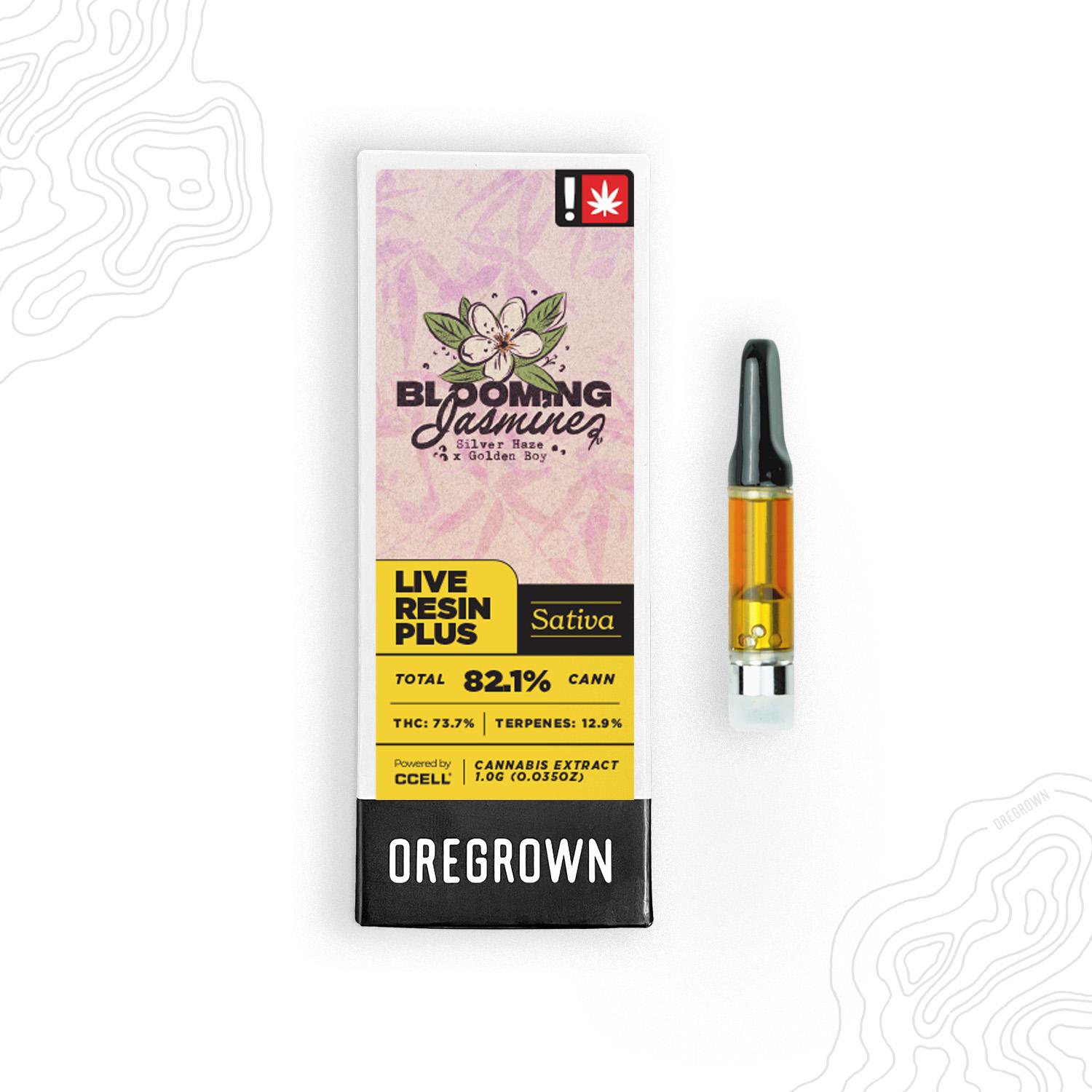 Photograph of product: Oregrown Live Resin Plus: Blooming Jasmine
