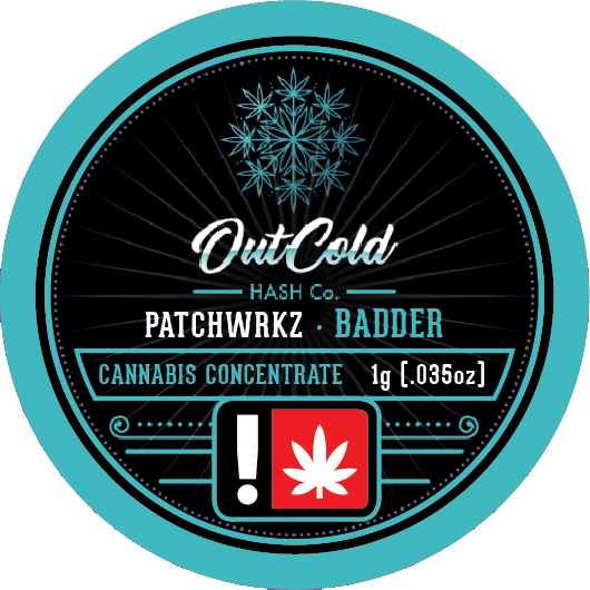 Photograph of product: PatchWrkz OUT COLD Rosin (BNK)