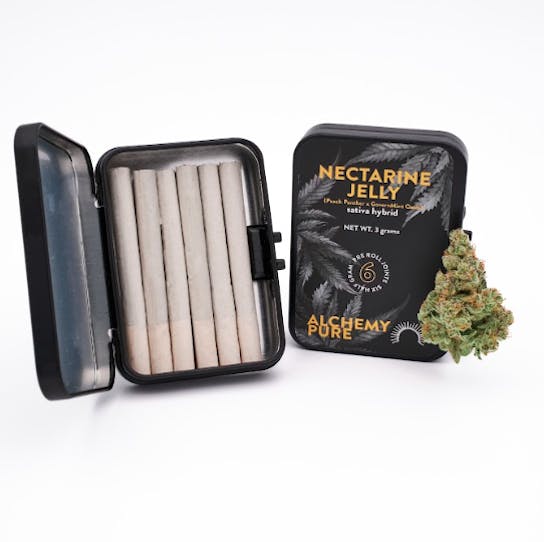 Photograph of product: Alchemy Pure | Nectarine Jelly | .5g 6pk | Preroll