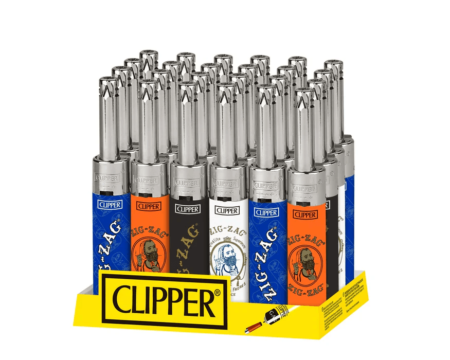 Photograph of product: Clipper Mini Tube Zig Zag Lighters