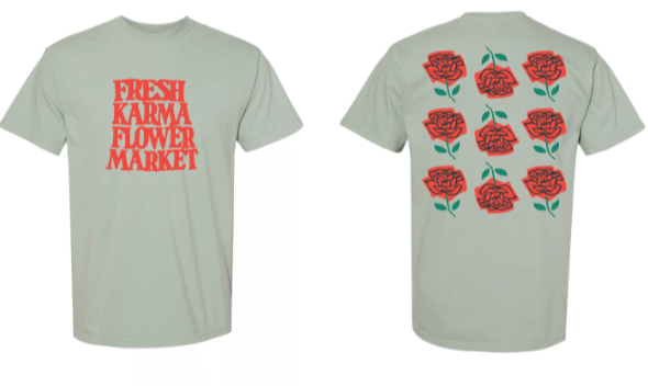 Photograph of product: FK Roses T-shirt - Bay