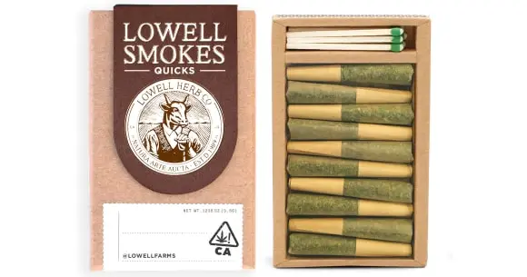 Photograph of product: Lowell Quicks - The Boss Hybrid 10-Pack 3.5g