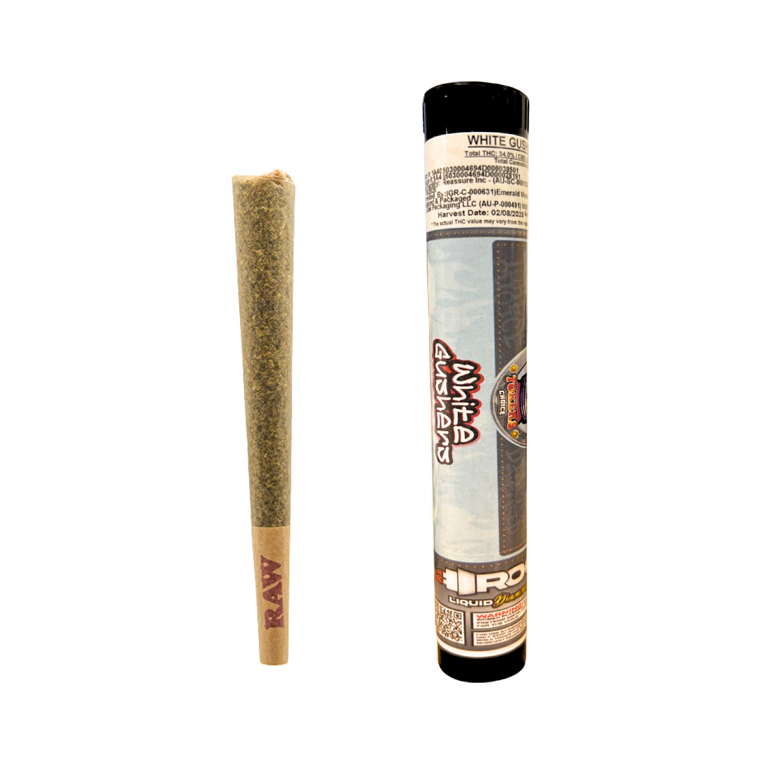 Photograph of product: Toker's Choice - Rocket - White Gushers (1.5g)