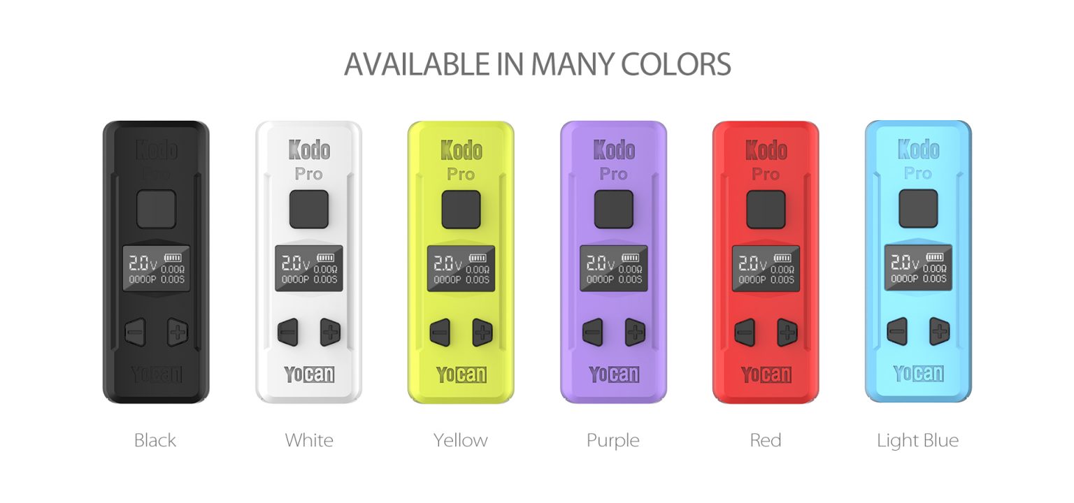 Photograph of product: Yocan - Kodo Pro - 510 Portable Battery