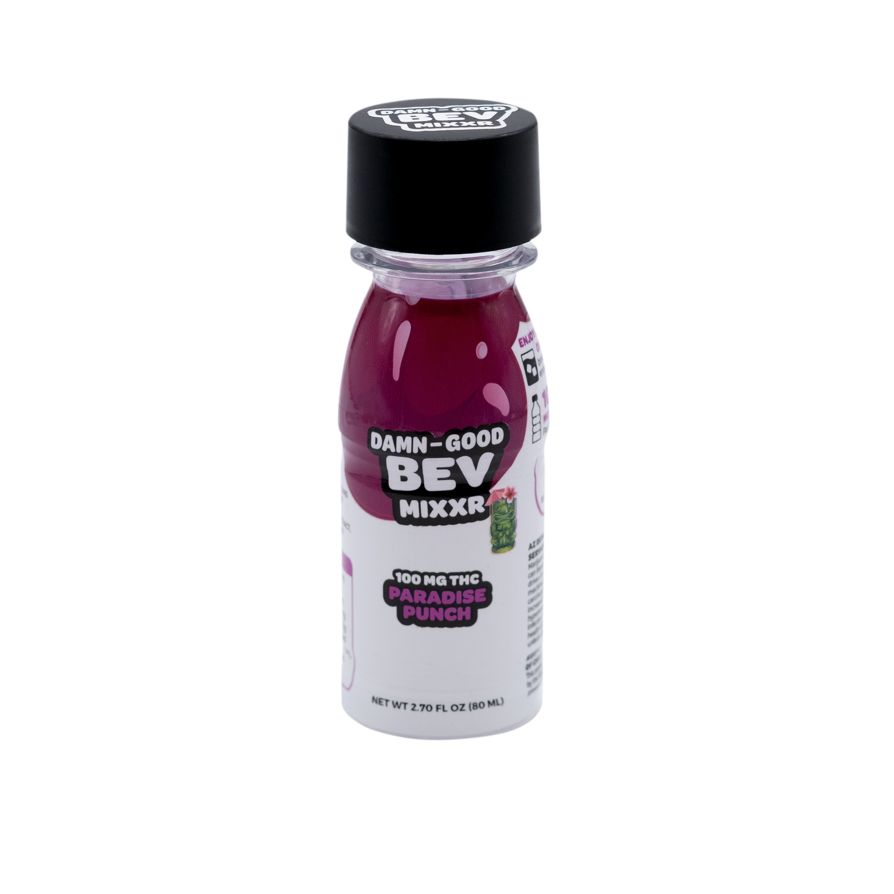 Photograph of product: Damn Good Bev Mixxr 100 MG Paradise Punch