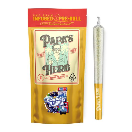 Photograph of product: Blueberry Zlushie Infused Preroll - 