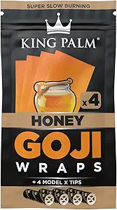 Photograph of product: King Palm | Goji Wrap | Honey | 4pk