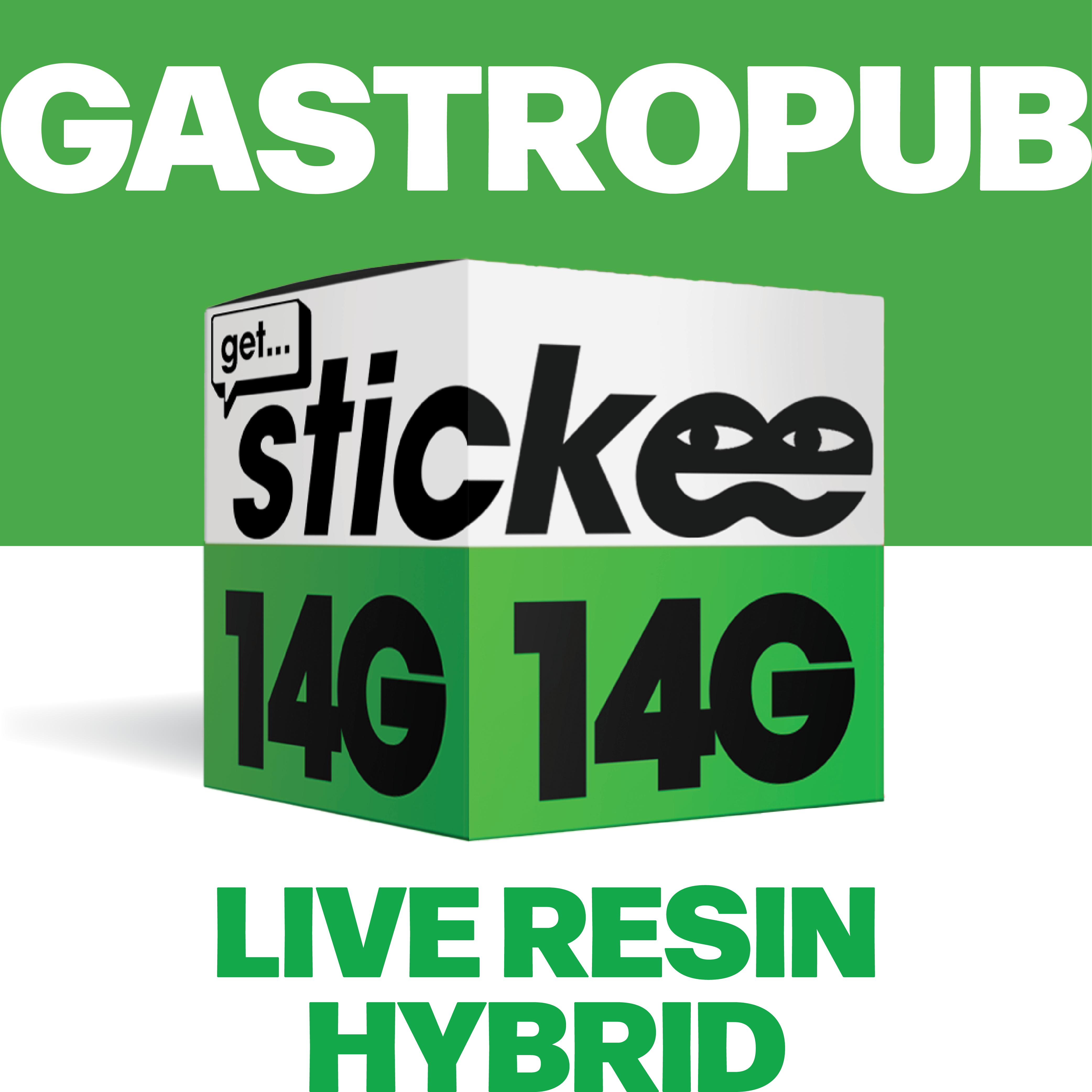 Photograph of product: STICKEE | Gastropub | 14G | Live Resin Concentrate