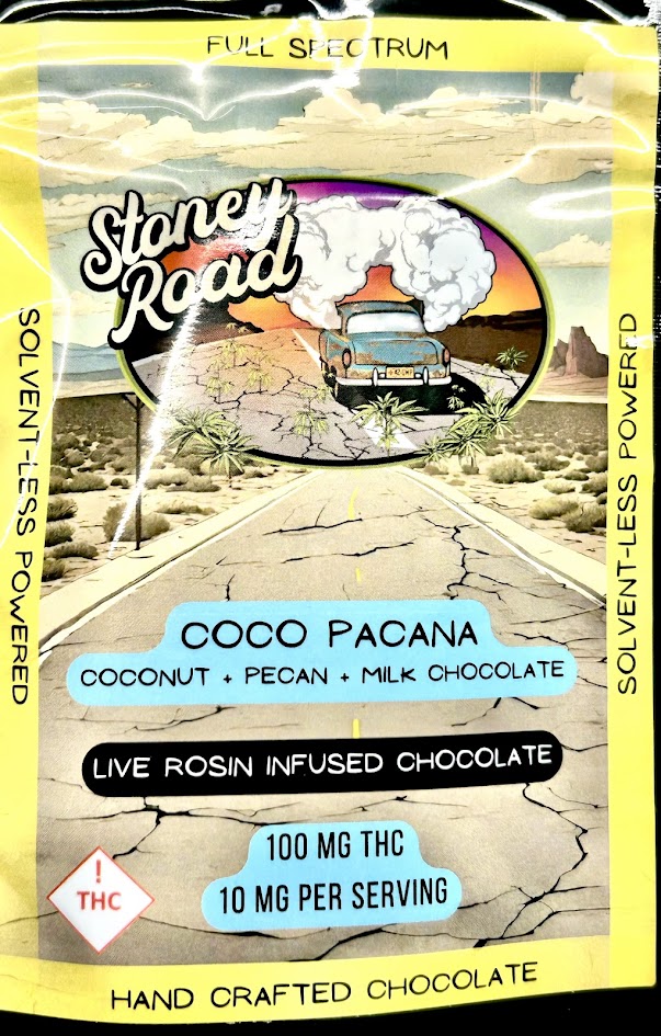 Photograph of product: Coco Pacana Chocolate Bar (100MG)