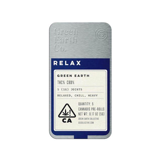 Photograph of product: Earth Tins | Double Runtz Pre-Roll 5 Pack - 5g - 