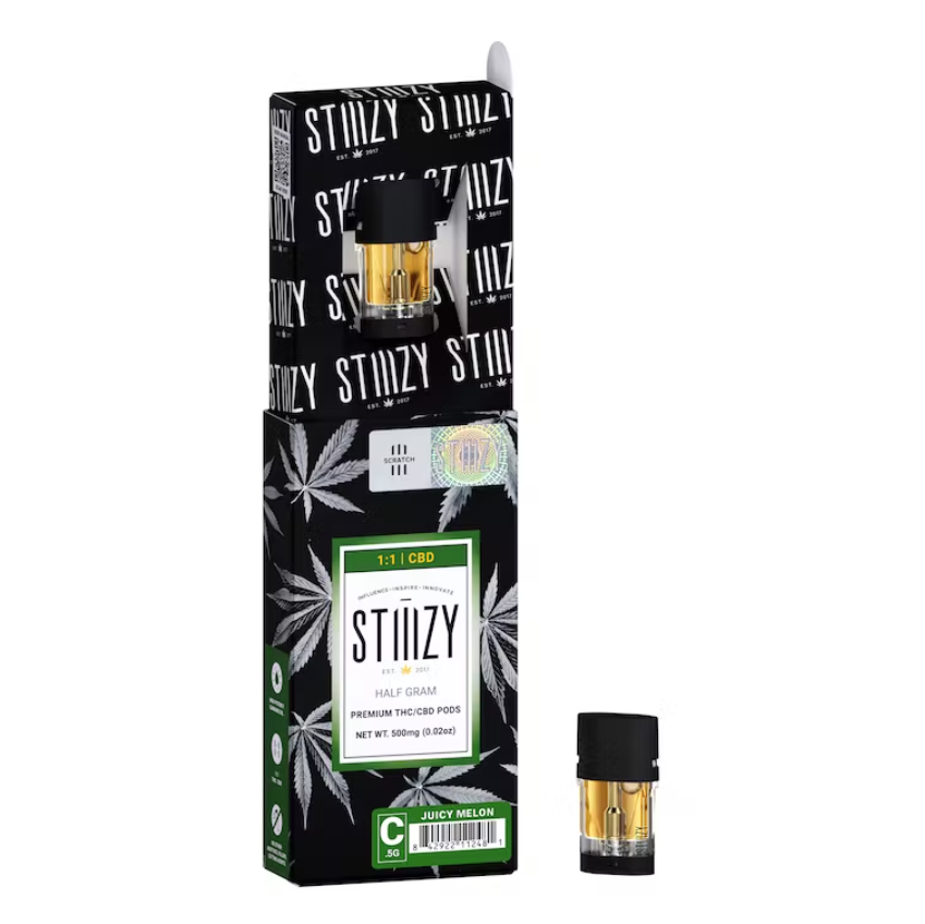 Photograph of product: JUICY MELON CBD 0.5G - STIIIZY
