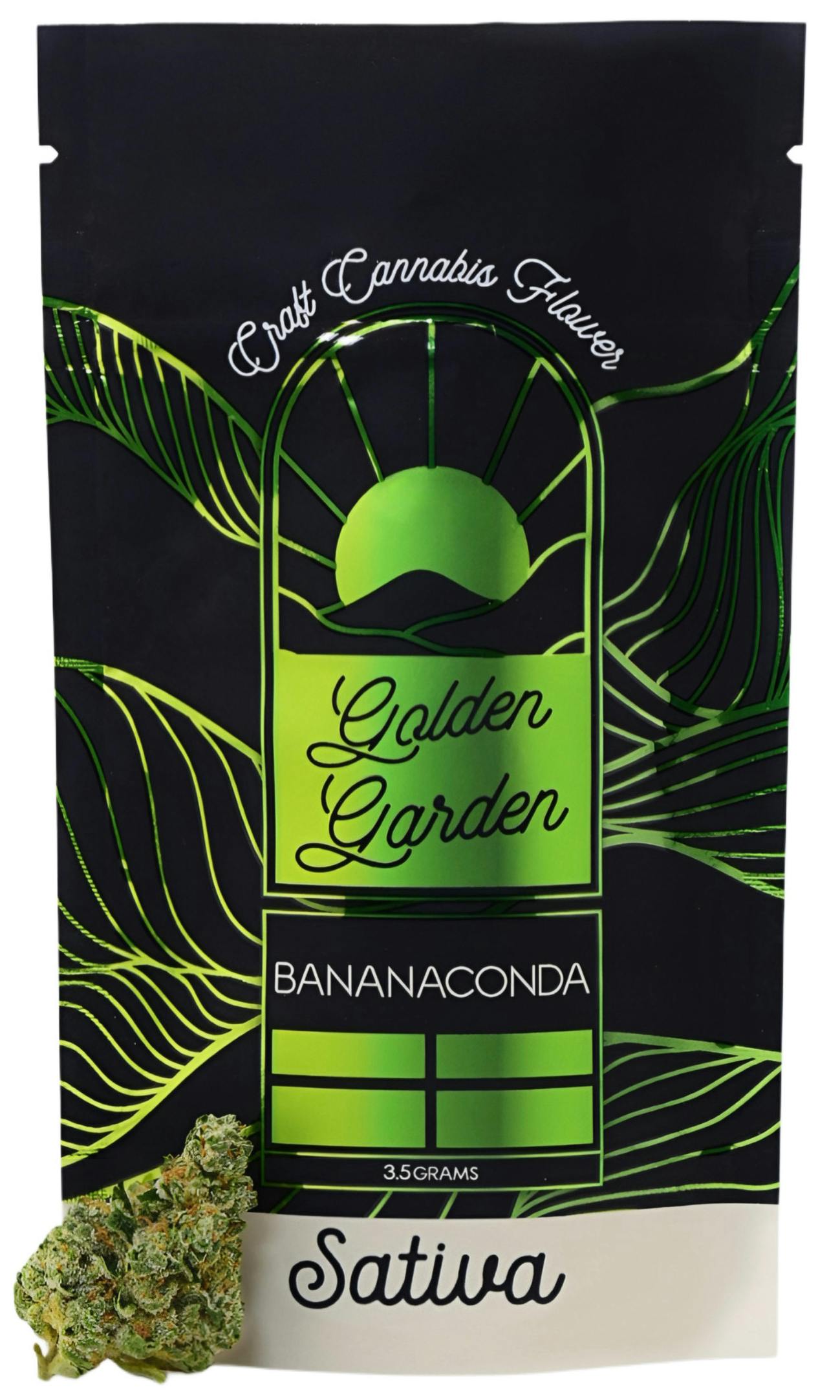 Photograph of product: Golden Garden - Bananaconda - 3.5g - Flower