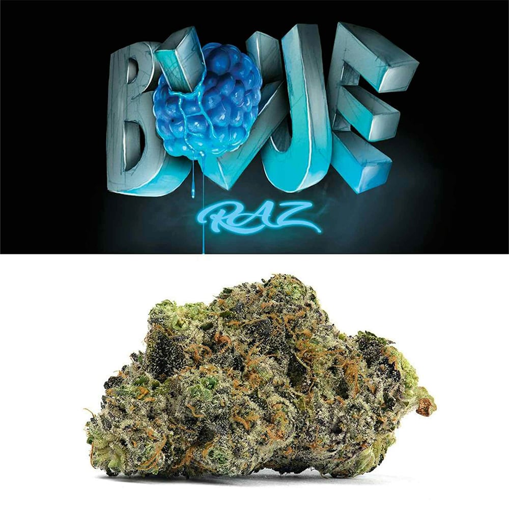 Photograph of product: Blue Raz Popcorn - 7g