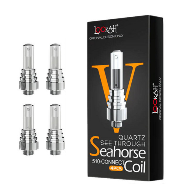 Photograph of product: Lookah Seahorse | 4pk  |  Quarts Coils