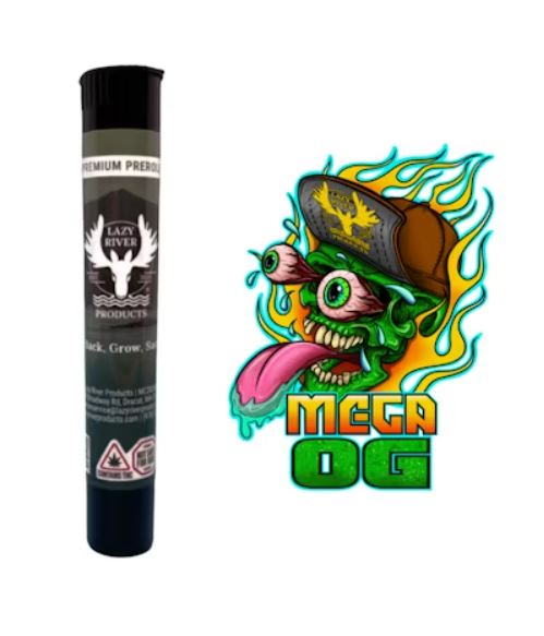 Photograph of product: Lazy River | Mega OG Pre-roll 1g