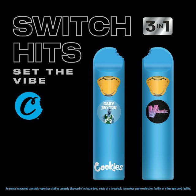 Photograph of product: Cookies Dual Chamber Vape - Gary Payton / Velvetz
