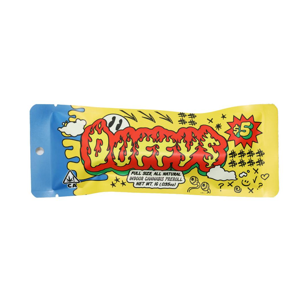 Photograph of product: Grease Fire (I) 1g PREROLL - Duffy$