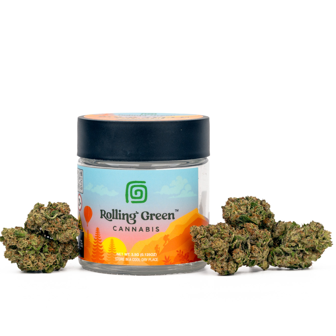 Photograph of product: Rolling Green | G41 (h) Premium Flower 3.5g