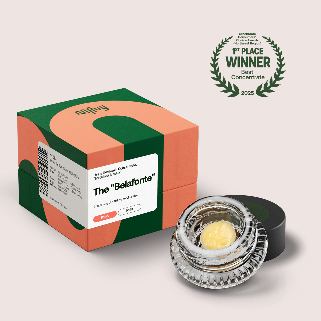 Photograph of product: MFNY | The Belafonte Live Resin Badder