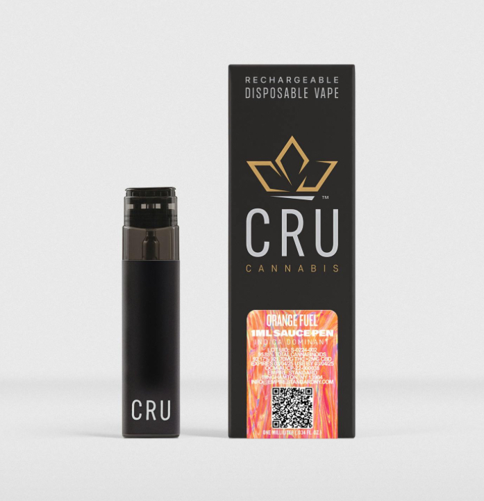 Photograph of product: CRU | Orange Fuel | Live Resin Vape