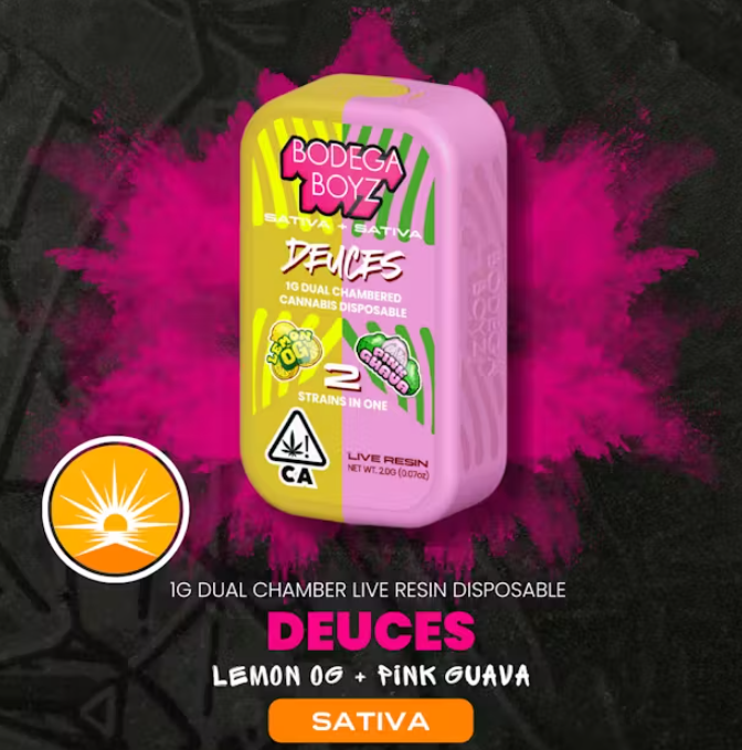 Photograph of product: LEMON OG X PINK GUAVA [3-IN-1 ALL IN ONE] 1G