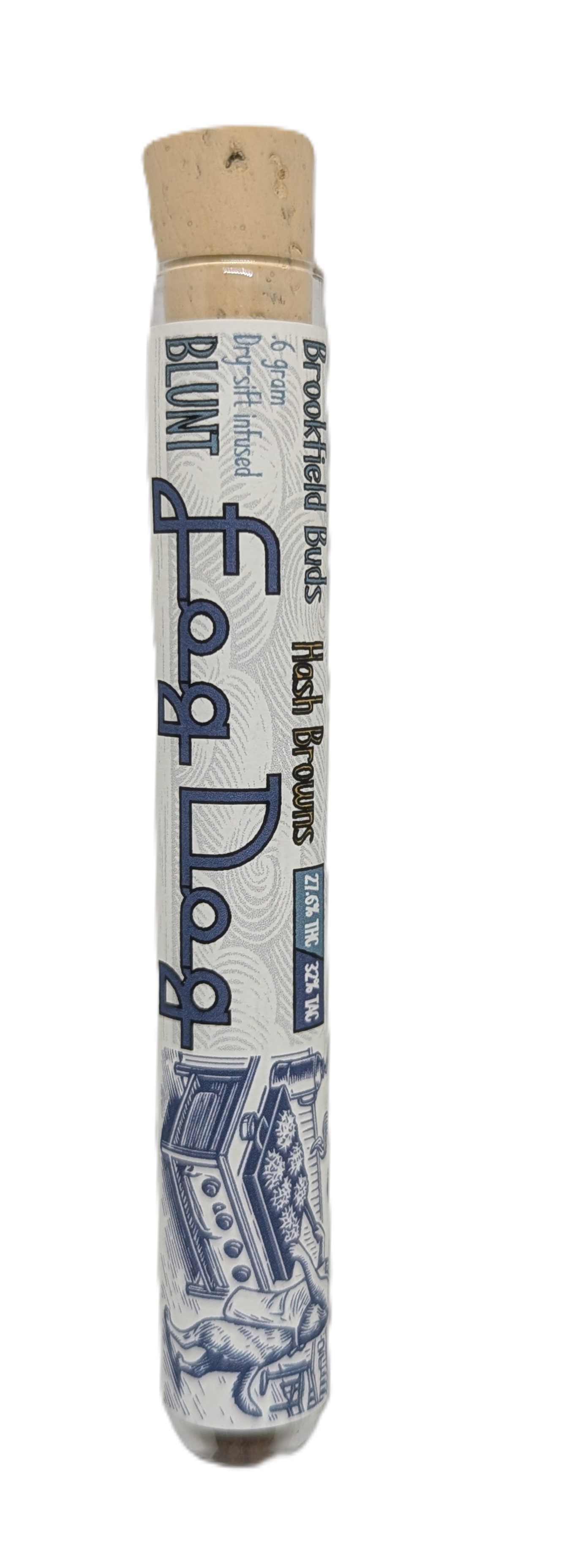Photograph of product: au chocolat Brown - Fog Dog | au chocolat Infused Pre-Roll | Brookfield Buds