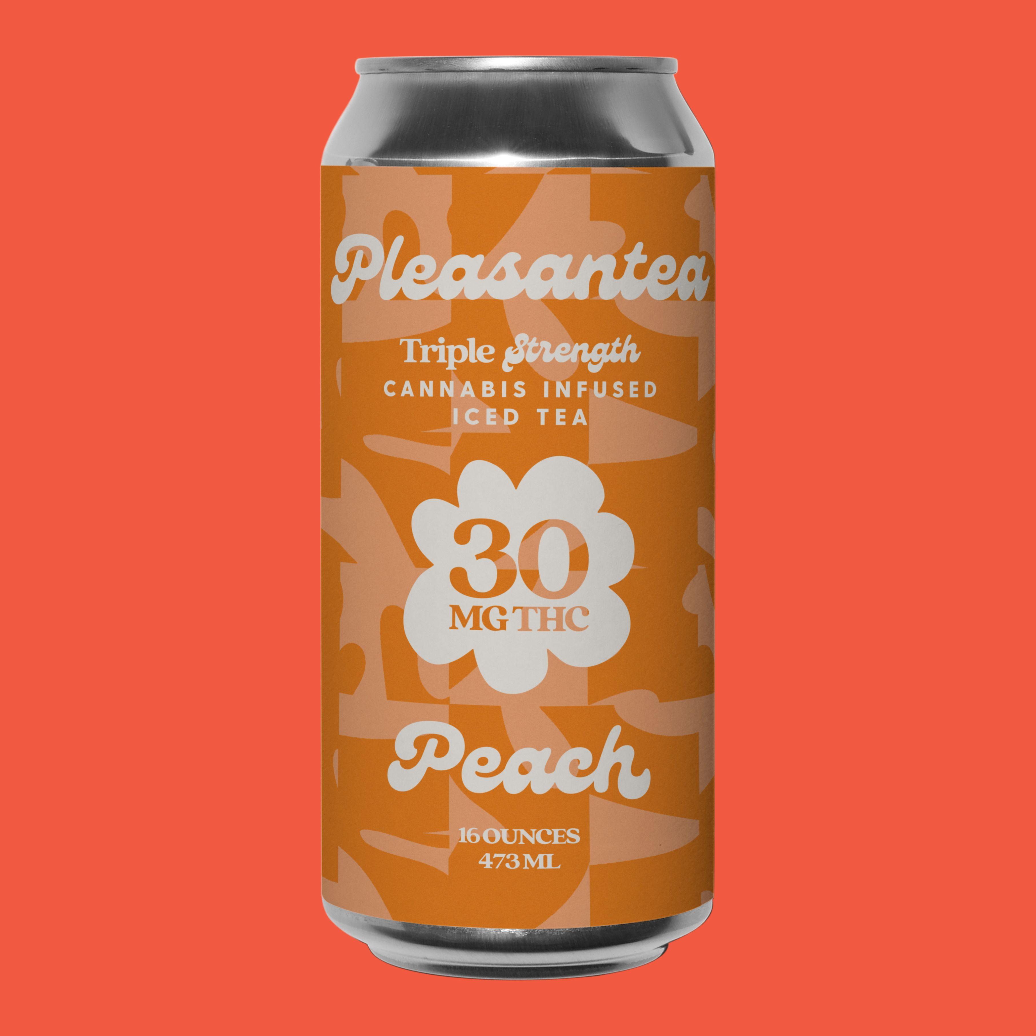 Photograph of product: Pleasantea 30mg Peach TH-oui Tea