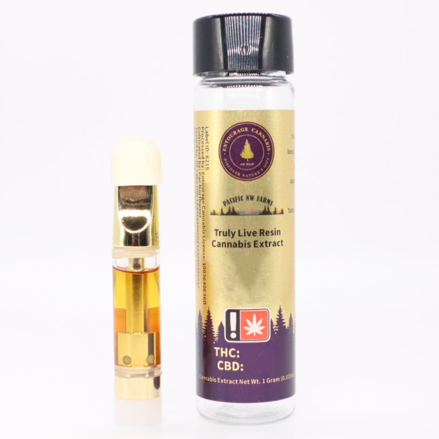 Photograph of product: Entourage Oui'd: Tuscan Gelato Live Resin Cartridge