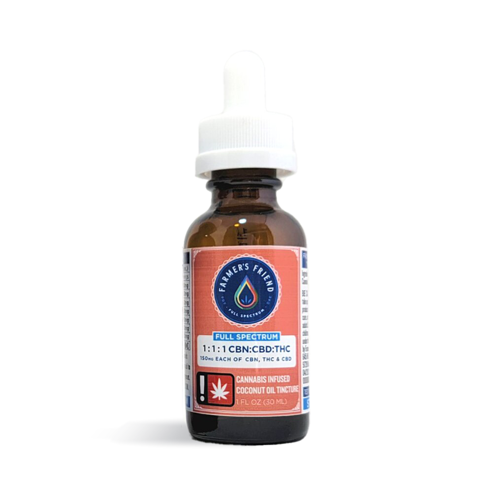 Photograph of product: 1:1:1 CBN/CBD/TH-oui Tincture - 1oz