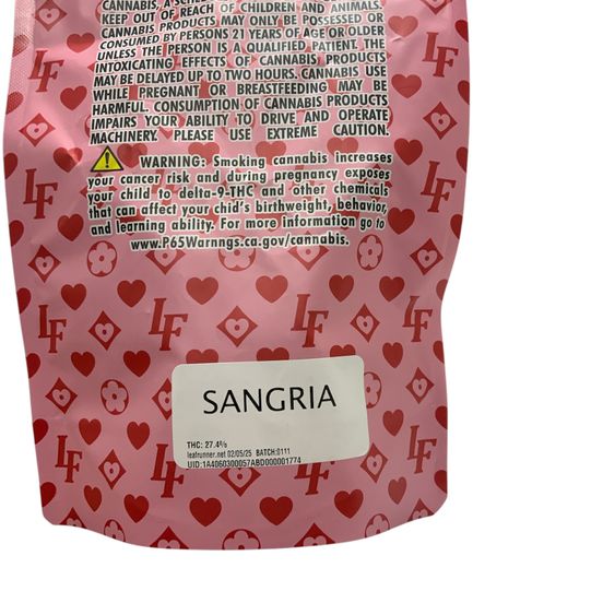 Photograph of product: Luv - Sangria 14g Flower - 
