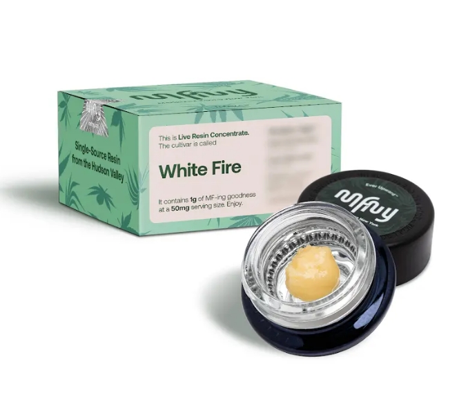 Photograph of product: MFNY White Fire Live Resin 1g Concentrate