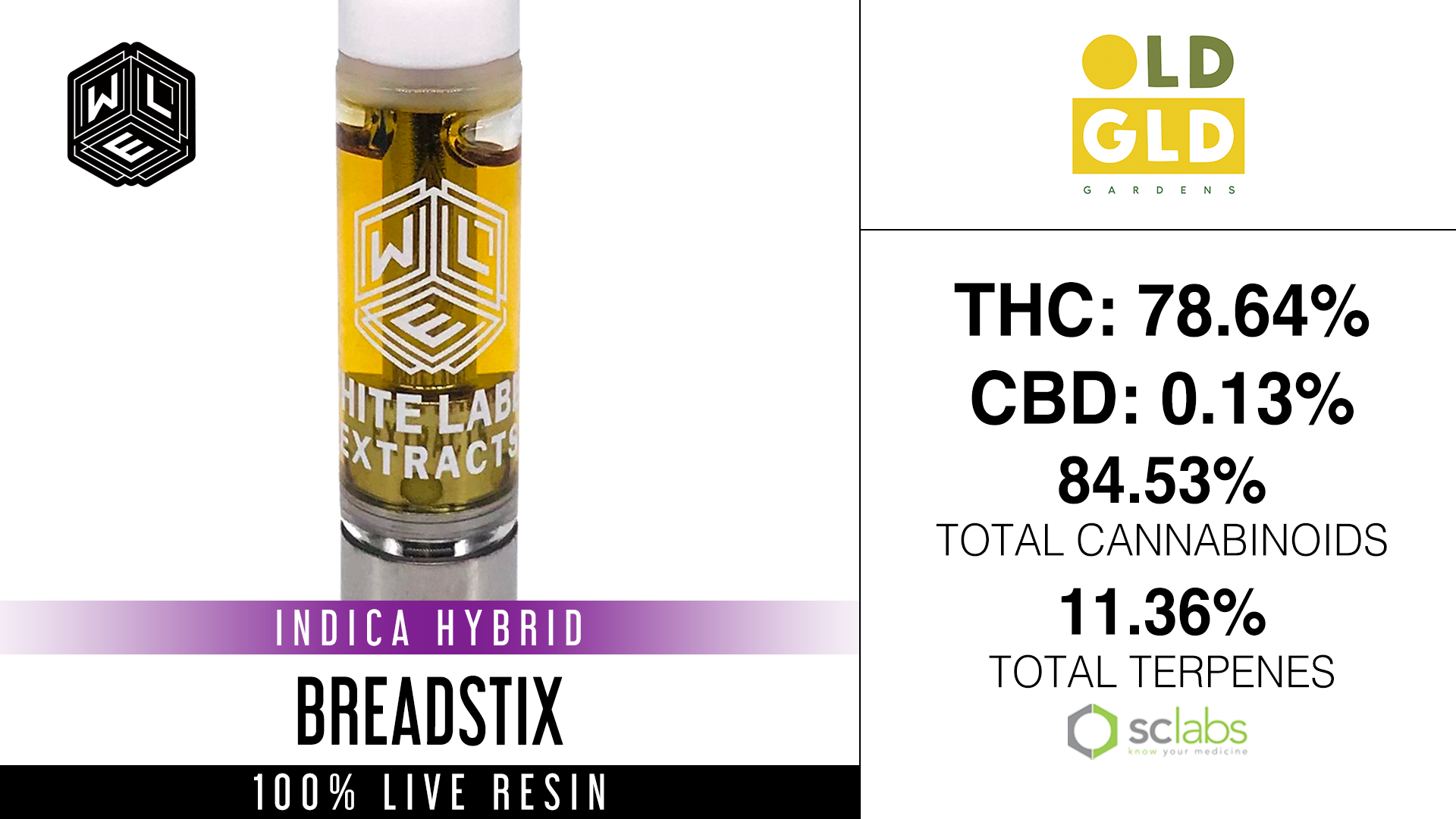 Photograph of product: WLE - Breadstix (I) - Live Resin Cartridge 1g