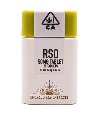 Photograph of product: Emerald Bay 50mg Apple Tartz Tablets 20pk