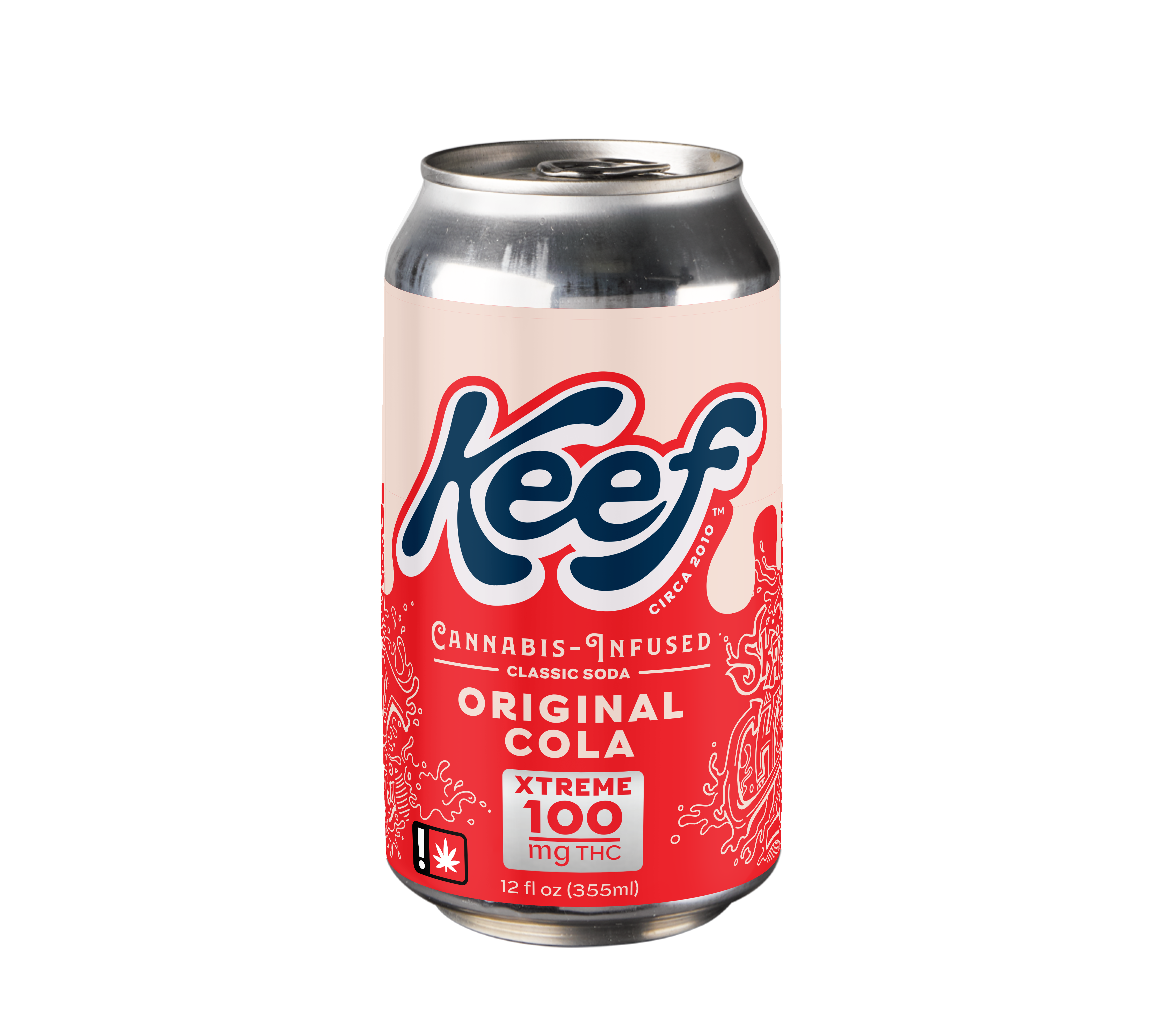 Photograph of Product: Keef Classic Soda Original Cola XTREME
