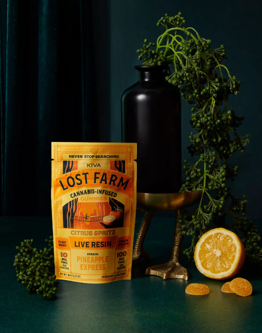 Photograph of product: Citrus Spritz (Pineapple Express) | 10mg | 10pk Live Resin Gummies | Lost Farm