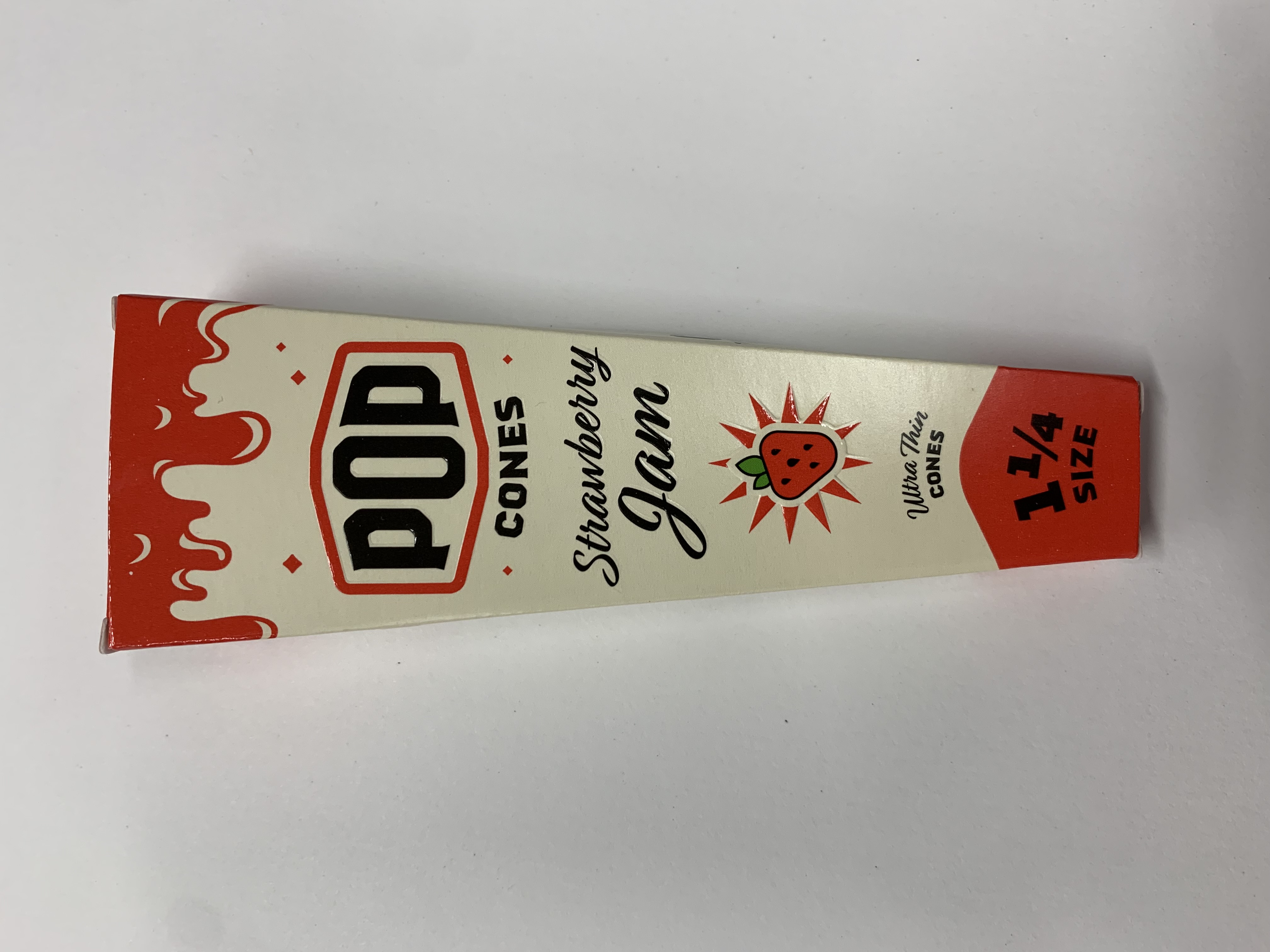 Photograph of product: Rolling Paper - Pop - Ultra Thin 1 1/4 Cones - 6pk - Assorted colors