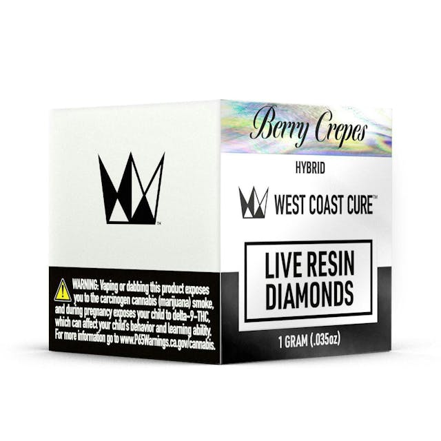 Photograph of product: Berry Crepes | Live Resin Diamonds 1g - 