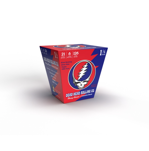 Photograph of product: Blazy Susan - Grateful Dead Pre-Rolled Cones 6pk - 1 1/4 Size