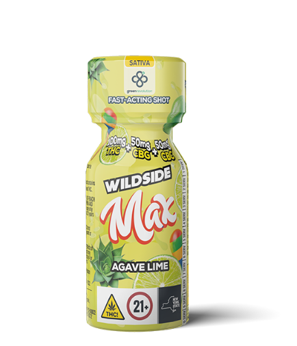 Photograph of product: Green Revolution | Nano Shot MAX | Agave Lime (2:1:1) 100mg