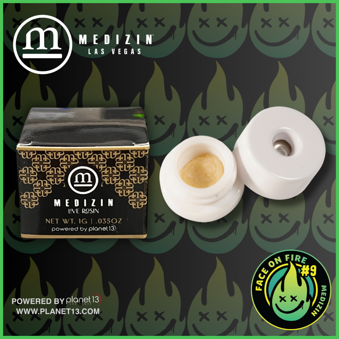 Photograph of product: Face On Fire #9 1g Live Rosin