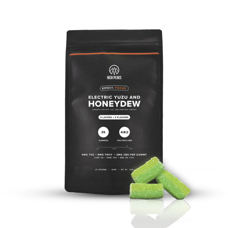 Photograph of product: High Peaks | Electric Yuzu & Honeydew | 25pk (S)