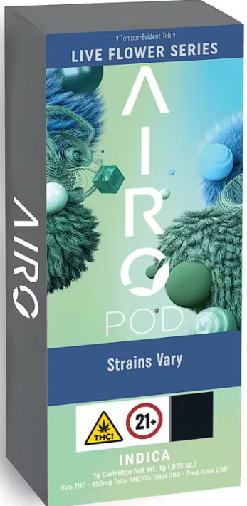 Photograph of product: Airo Sherbanger (I) Live Flower Pod 1g