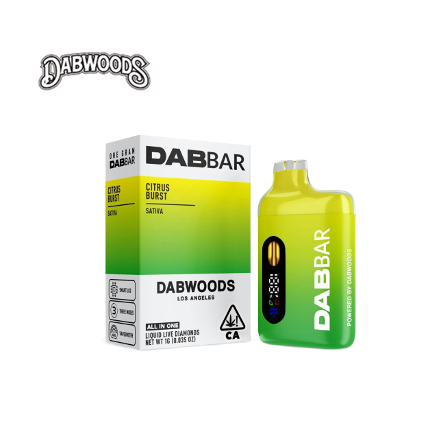 Photograph of product: CITRUS BURST 1G LIQUID DIAMOND DAB BAR ALL IN ONE