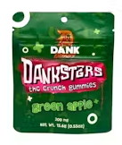 Photograph of product: DANK EXTRACTS GREEN APPLE DANKSTERS CRUNCH GUMMIES 200MG