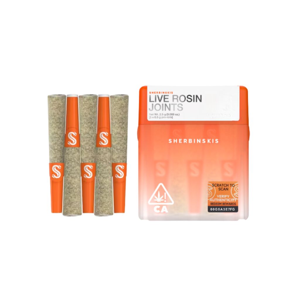 Photograph of product: 5 PACK ROSIN - ORANGE MOCHI .5G - SHERBINSKI