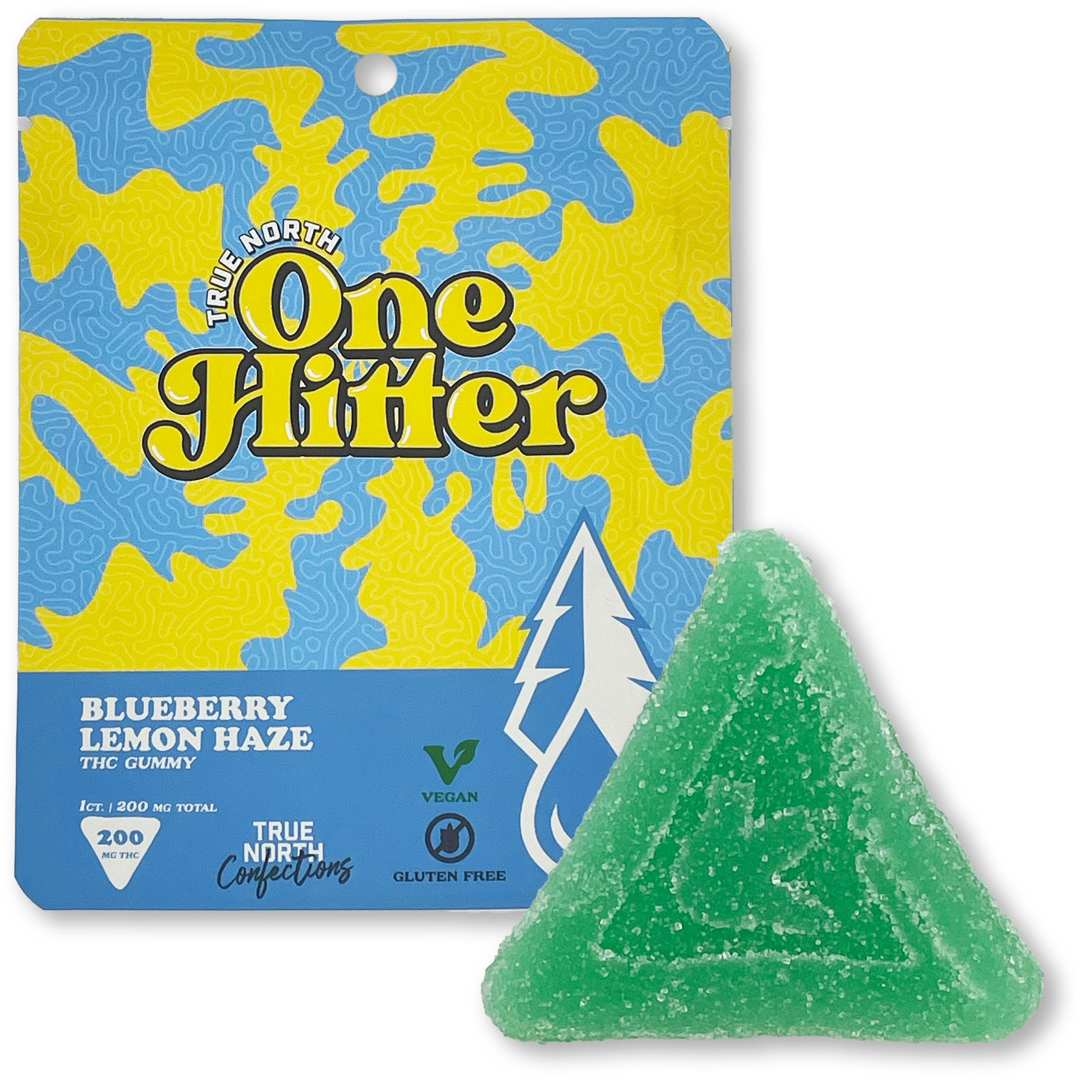 Photograph of product: True North | Blueberry Lemon Haze | One Hitter 200mg